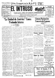 Portada:Diario Joco-serio netamente independiente. Tomo LXXV, núm. 7592, sábado 7 de noviembre de 1942