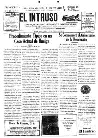 Portada:Diario Joco-serio netamente independiente. Tomo LXXV, núm. 7605, martes 24 de noviembre de 1942
