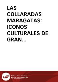 Portada:LAS COLLARADAS MARAGATAS: ICONOS CULTURALES DE GRAN VALOR / Rivero Perez, Manuel