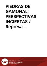 Portada:PIEDRAS DE GAMONAL: PERSPECTIVAS INCIERTAS / Represa Perez, Fernando