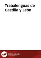 Portada:Trabalenguas de Castilla y León / [recopilados por] Joaquín Díaz, Modesto Martín Cebrián