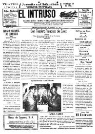 Portada:Diario Joco-serio netamente independiente. Tomo LXXV, núm. 7622, domingo 13 de diciembre de 1942