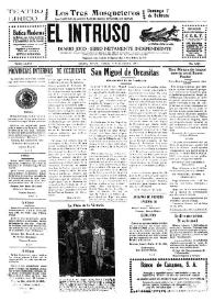 Portada:Diario Joco-serio netamente independiente. Tomo LXXVI, núm. 7654, sábado 6 de febrero de 1943