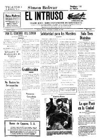 Portada:Diario Joco-serio netamente independiente. Tomo LXXVII, núm. 7681, miércoles 10 de marzo de 1943