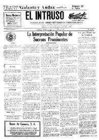 Portada:Diario Joco-serio netamente independiente. Tomo LXXVII, núm. 7695, miércoles 26 de marzo de 1943 [sic]