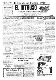 Portada:Diario Joco-serio netamente independiente. Tomo LXXVII, núm. 7699, miércoles 31 de marzo de 1943