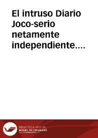 Portada:Diario Joco-serio netamente independiente. Tomo LXXVII, núm. 7746, martes 1 de junio de 1943
