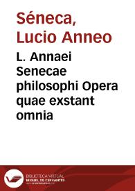 Portada:L. Annaei Senecae philosophi Opera quae exstant omnia