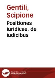 Portada:Positiones iuridicae, de iudicibus