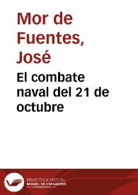 Portada:El combate naval del 21 de octubre