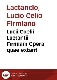 Portada:Lucii Coelii Lactantii Firmiani Opera quae extant