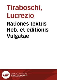 Portada:Rationes textus Heb. et editionis Vulgatae