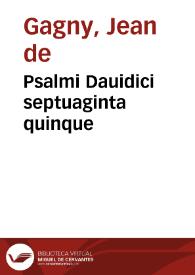 Portada:Psalmi Dauidici septuaginta quinque