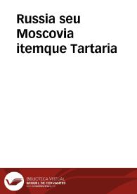 Portada:Russia seu Moscovia itemque Tartaria
