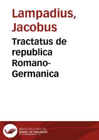 Portada:Tractatus de republica Romano-Germanica