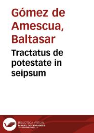 Portada:Tractatus de potestate in seipsum