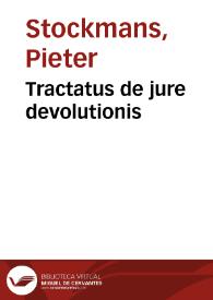 Portada:Tractatus de jure devolutionis