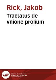 Portada:Tractatus de vnione prolium