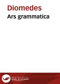 Portada:Ars grammatica