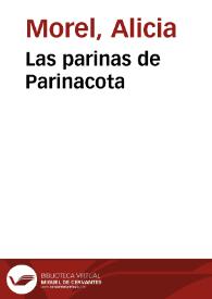 Portada:Las parinas de Parinacota / Alicia Morel y musicalizadas por Antonia Schimidt y Tomás Thayer