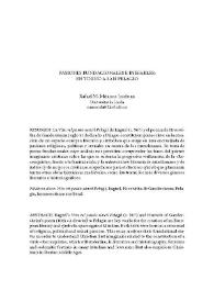 Portada:Pasiones fundacionales e inefables: en torno a san Pelagio / Rafael M. Mérida Jiménez
