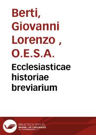Portada:Ecclesiasticae historiae breviarium