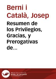 Portada:Resumen de los Privilegios, Gracias, y Prerogativas de los Abogados Españoles