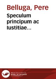 Portada:Speculum principum ac Iustitiae...