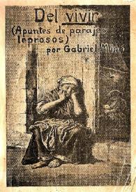 Portada:Del vivir : (Apuntes de parajes leprosos)  / Gabriel Miró