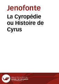 Portada:La Cyropédie ou Histoire de Cyrus