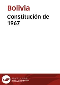 Portada:Constitución de 1967