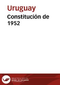 Portada:Constitución de 1952