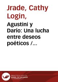 Portada:Agustini y Darío: Una lucha entre deseos poéticos / Cathy L. Jrade