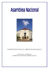 Portada:Constitución Política de la República de Nicaragua, 1987