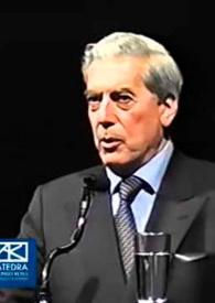 Portada:Literatura y política: dos visiones del mundo / Mario Vargas Llosa