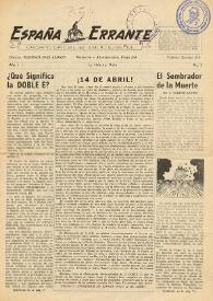 Portada:Año I, núm. 2, junio de 1959