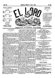 Portada:Núm. 24, 17 de junio de 1882