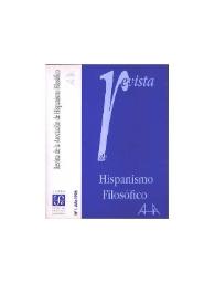 Portada:Revista de Hispanismo Filosófico, núm. 1 (1996). Presentación