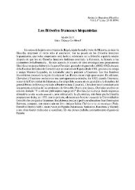 Portada:Los filósofos franceses hispanistas / Alain Guy