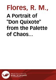 Portada:A Portrait of \"Don Quixote\" from the Palette of Chaos Theory / Robert Flores