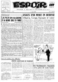 Portada:Num. 26, 1 juillet 1962