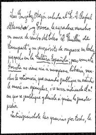 Portada:Saludo de Luis González Obregón a Rafael Altamira. México, 31 de agosto de 1908