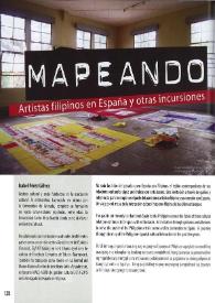 Portada:Mapeando. Artistas filipinos en España y otras incursiones / Isabel Pérez Gálvez