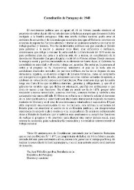 Portada:Constitución de Paraguay 1940