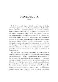 Portada:Necrología del Sr. D. Pedro Sabau