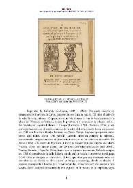 Portada:Imprenta de Laborda (Valencia, 1743-1864) [Semblanza] / Juan Gomis Coloma