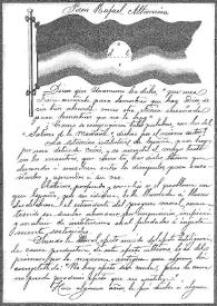 Portada:Carta de El Nadir a Rafael  Altamira. [1909?]