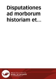 Disputationes ad morborum historiam et curationem facientes / quas collegit, edidit et recensuit Albertus Hallerus ; tomus quartus, Ad morbos abdominis