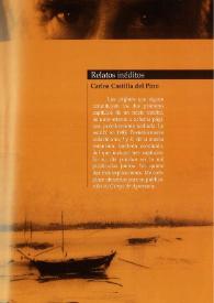 Portada:Relatos inéditos / Carlos Castilla del Pino