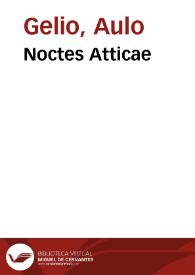 Portada:Noctes Atticae